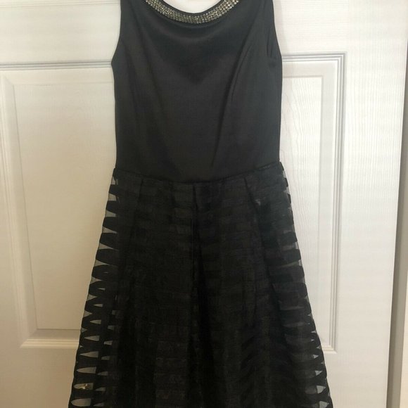 SD Collection Little Black Dress Fit Flare Cocktail Holiday Party - Picture 2 of 11